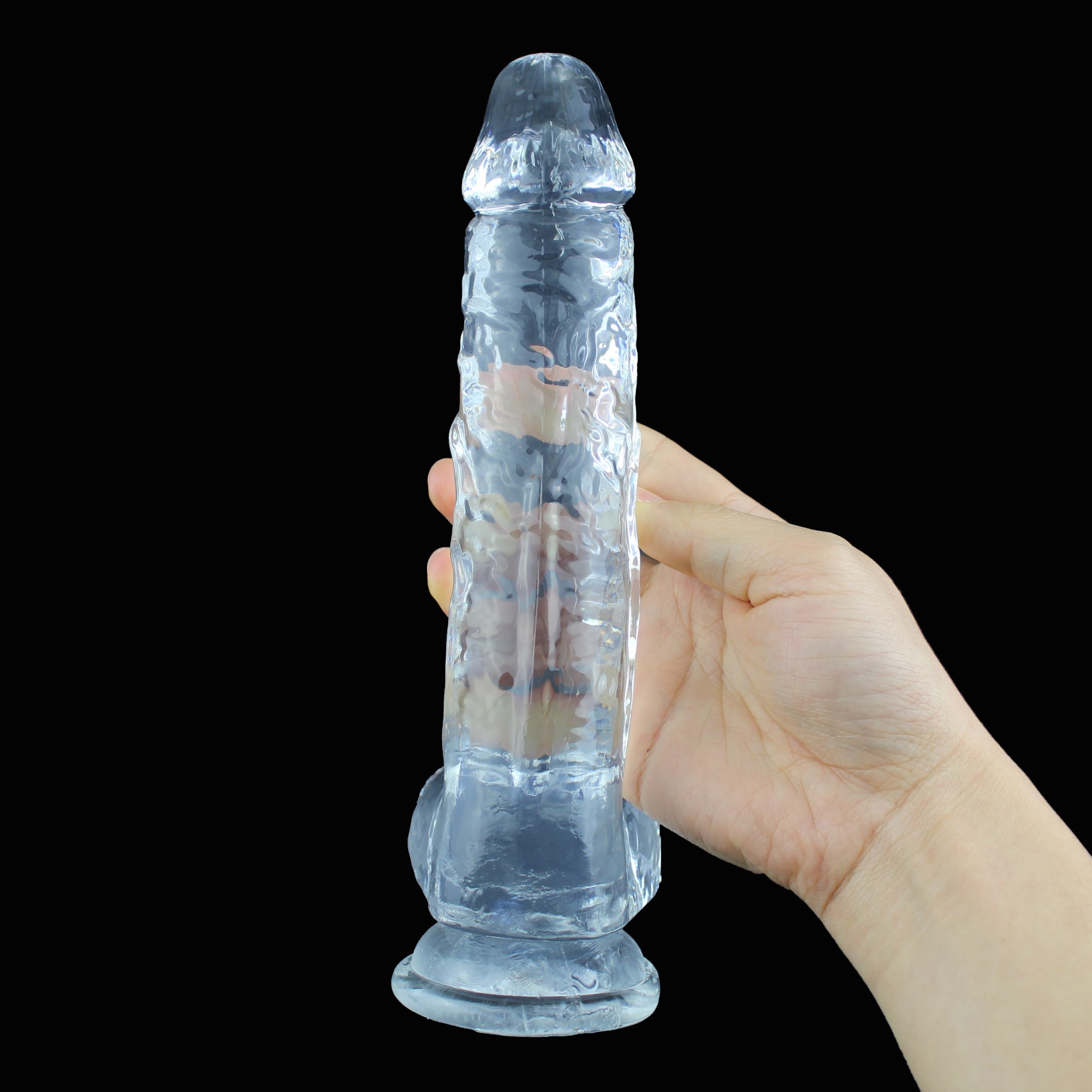 Dildo Realist Donatella Ventuza Transparent 21.5 cm Guilty Toys, #5, Erotic24.ro