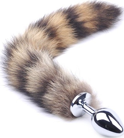 Dop Anal cu Coada Furry Tail Plug, Mediu in SexShop KUR Romania