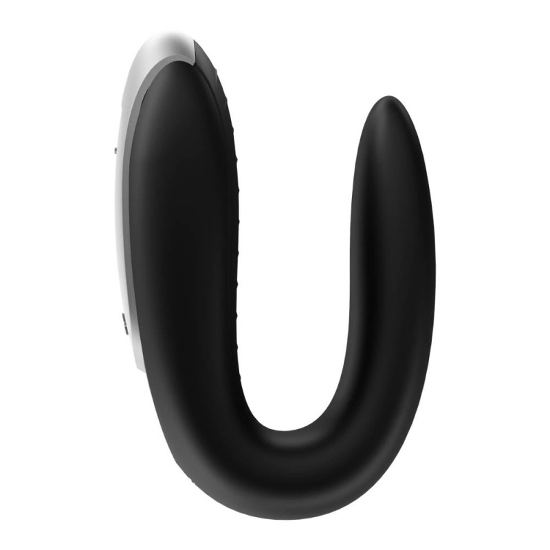 Vibrator Cuplu Double Fun Remote Control Bluetooth Negru Free APP, #4, Erotic24.ro