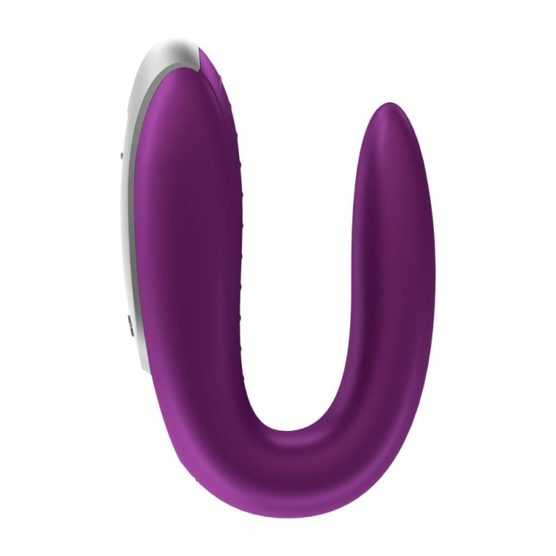 Vibrator Cuplu Double Fun Remote Control Bluetooth Violet Free APP, #4, Erotic24.ro