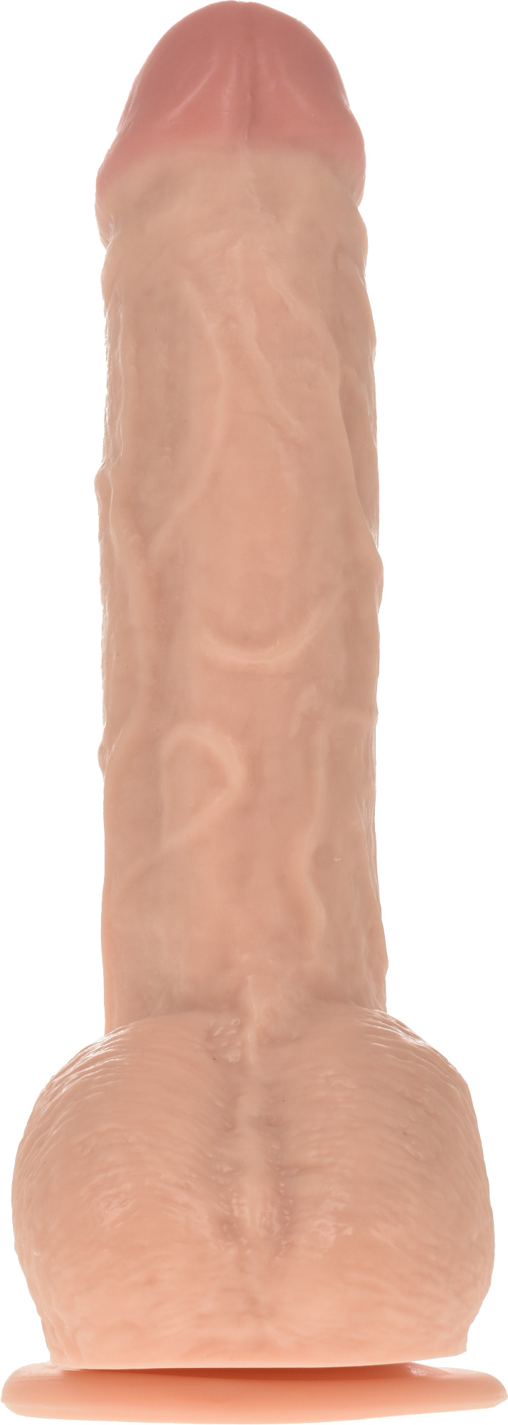 Dildo Realist Eithan, Ventuza, PVC, Natural, 27 cm, Passion Labs, #2, Erotic24.ro