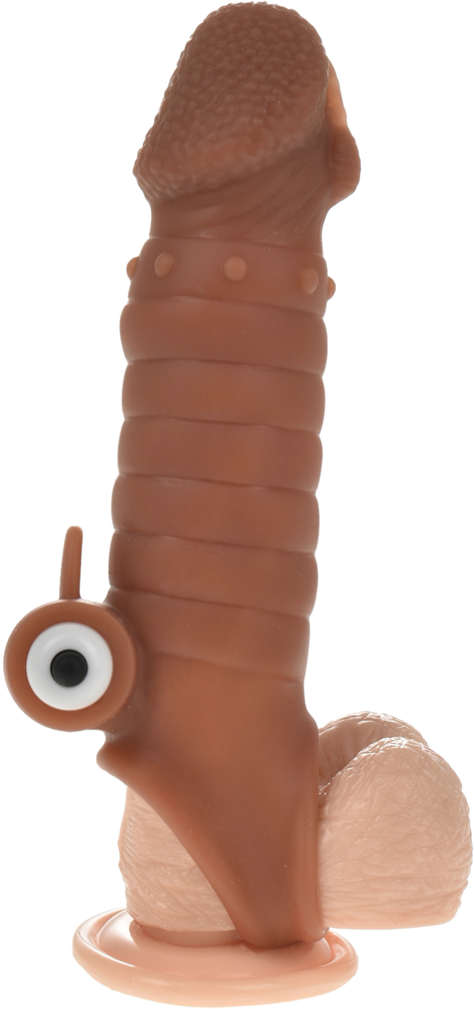 Prelungitor Penis Gerald +5 cm Silicon Lichid Maro 16 cm Mokko Toys, Nr. 7, Erotic24.ro