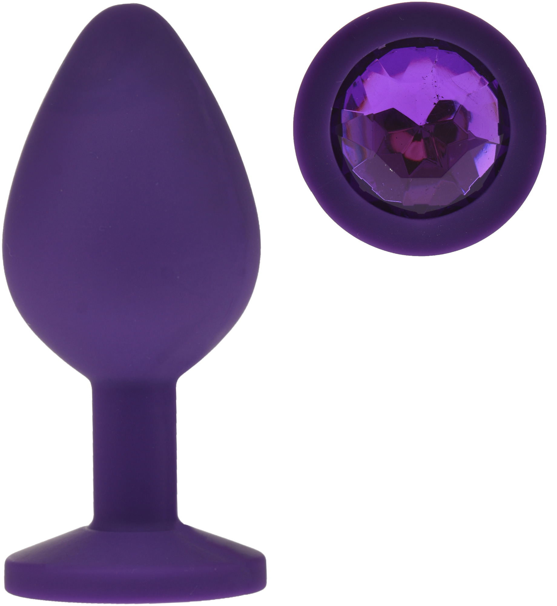 Dop Anal Silicone Buttplug Medium Mov/Mov Guilty Toys, #1, Erotic24.ro