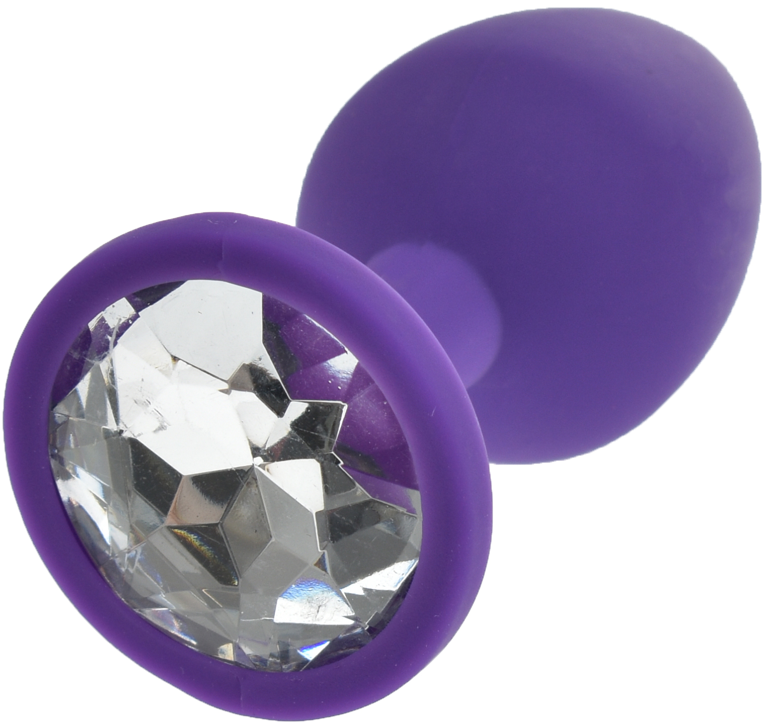 Dop Anal Silicone Buttplug, Small, Mov/Clear, Guilty Toys, Nr. 2, Erotic24.ro