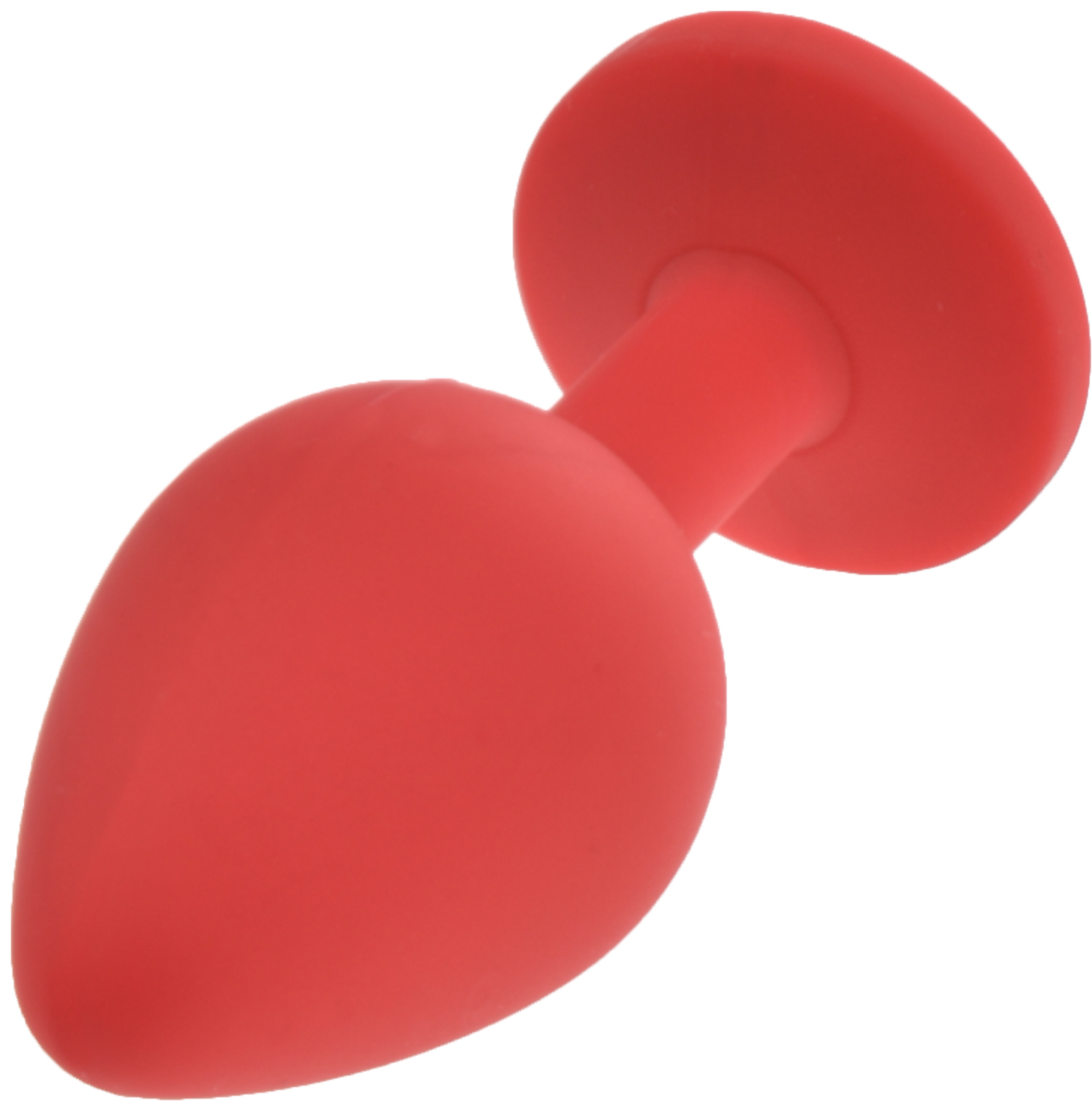 Dop Anal Silicone Buttplug Medium Rosu/Iridescent Guilty Toys, Nr. 3, Erotic24.ro