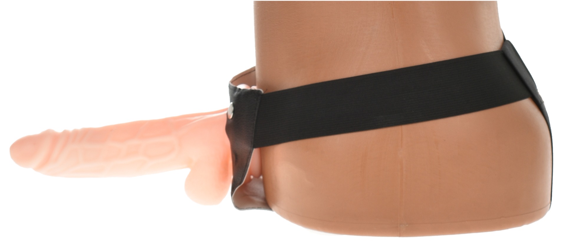 Strap-on Pleasure For Two cu Vibratii Natural Mokko Toys, Nr. 2, Erotic24.ro