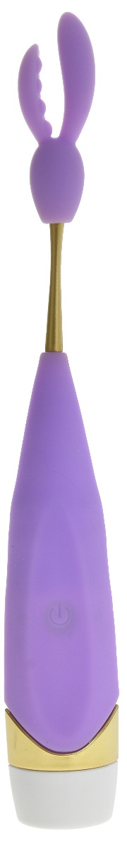 Vibrator Alice cu 2 Capete de Schimb Silicon Lila Passion Labs, Nr. 2, Erotic24.ro