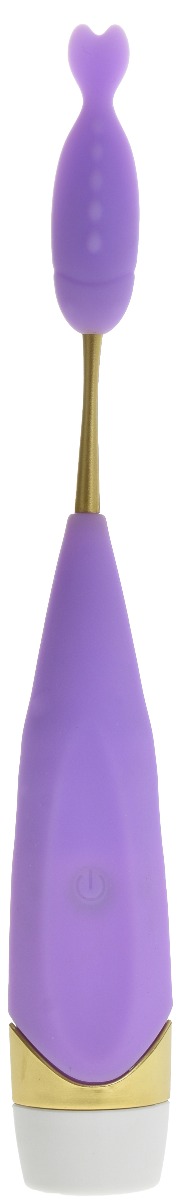 Vibrator Alice cu 2 Capete de Schimb Silicon Lila Passion Labs, Nr. 3, Erotic24.ro