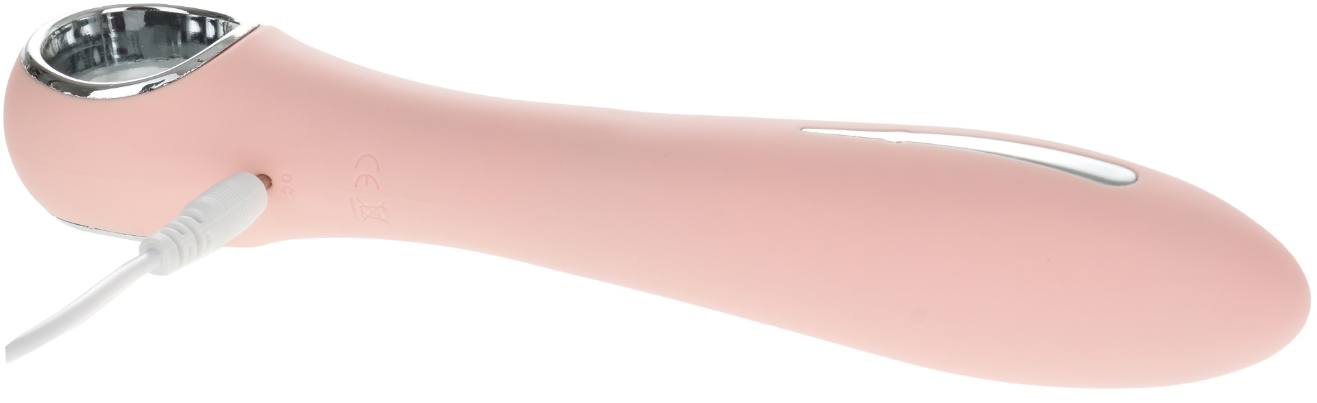 Vibrator Electro-Shock&Vibrations 10 Frecvente Roz Silicon USB 20 cm, #2, Erotic24.ro