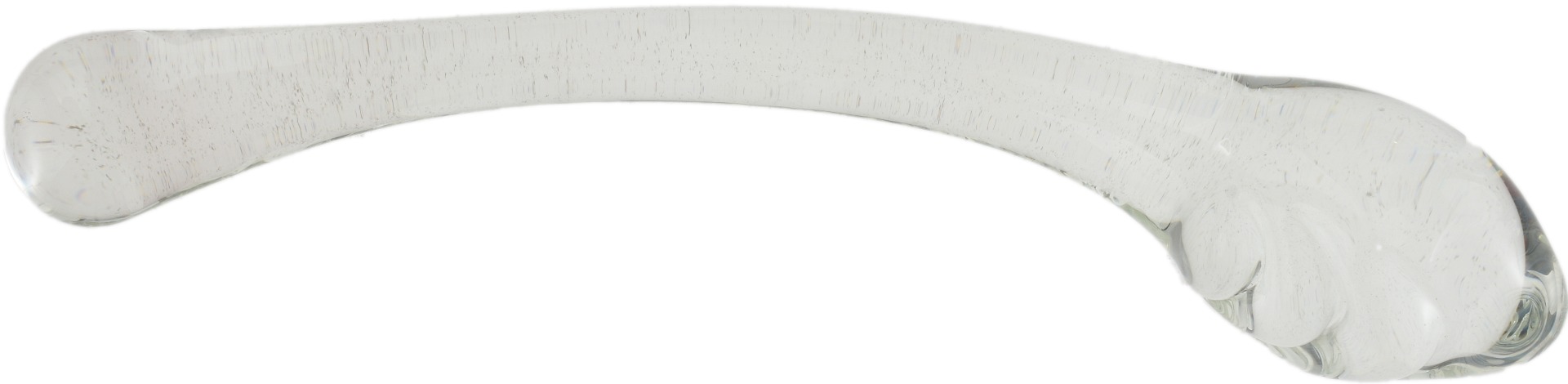 Dildo Sticla Smoothy Transparent 19.5 cm Mokko Toys, Nr. 1, Erotic24.ro