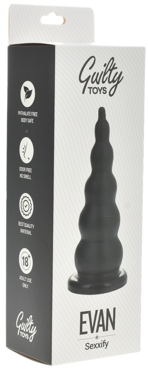 Dop Anal Evan Natural 19 cm Guilty Toys, #4, Erotic24.ro