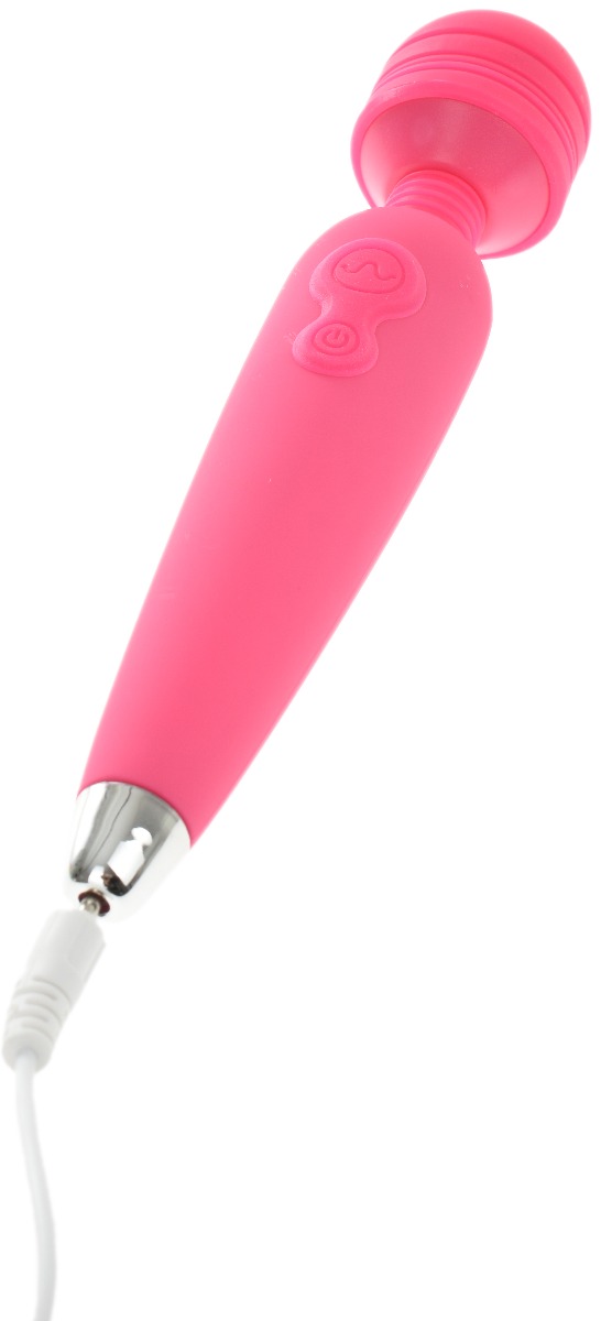 Vibrator Masaj Mini Wand Glamour USB Roz Guilty Toys, #2, Erotic24.ro