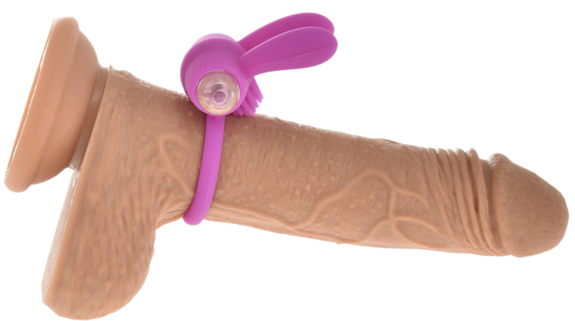 Inel cu Vibratii Bunny Silicon Mov Passion Labs, #3, Erotic24.ro