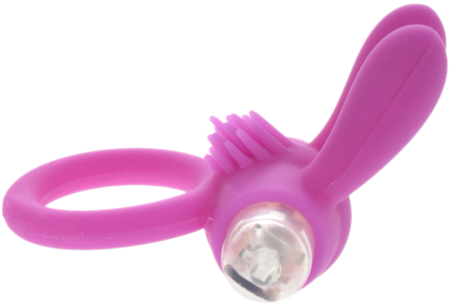 Inel cu Vibratii Bunny Silicon Mov Passion Labs, #2, Erotic24.ro