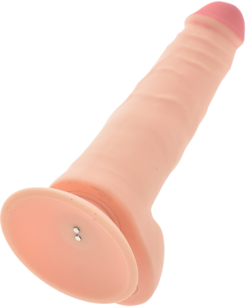 Vibrator All-in-One Remote Control Vibratii-Rotatii-Incalzire Silicon USB Natural 19 cm, #4, Erotic24.ro