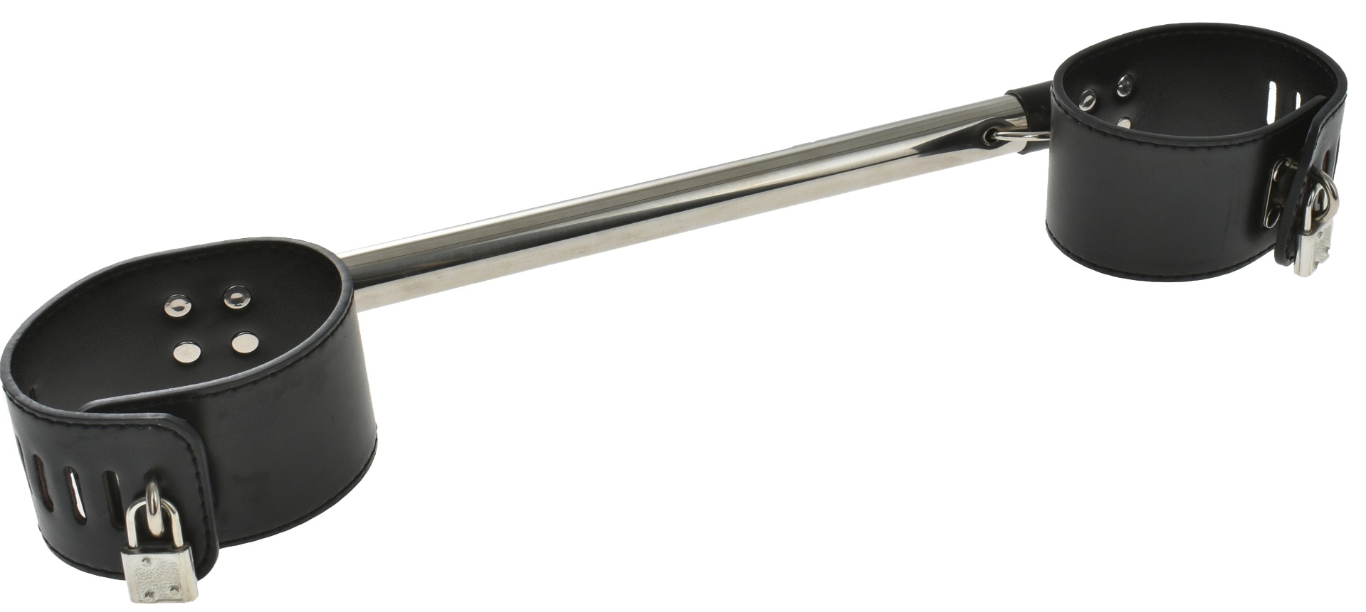 Catuse Picioare Reglabile cu Bara Metalica Negre 22 cm, #1, Erotic24.ro