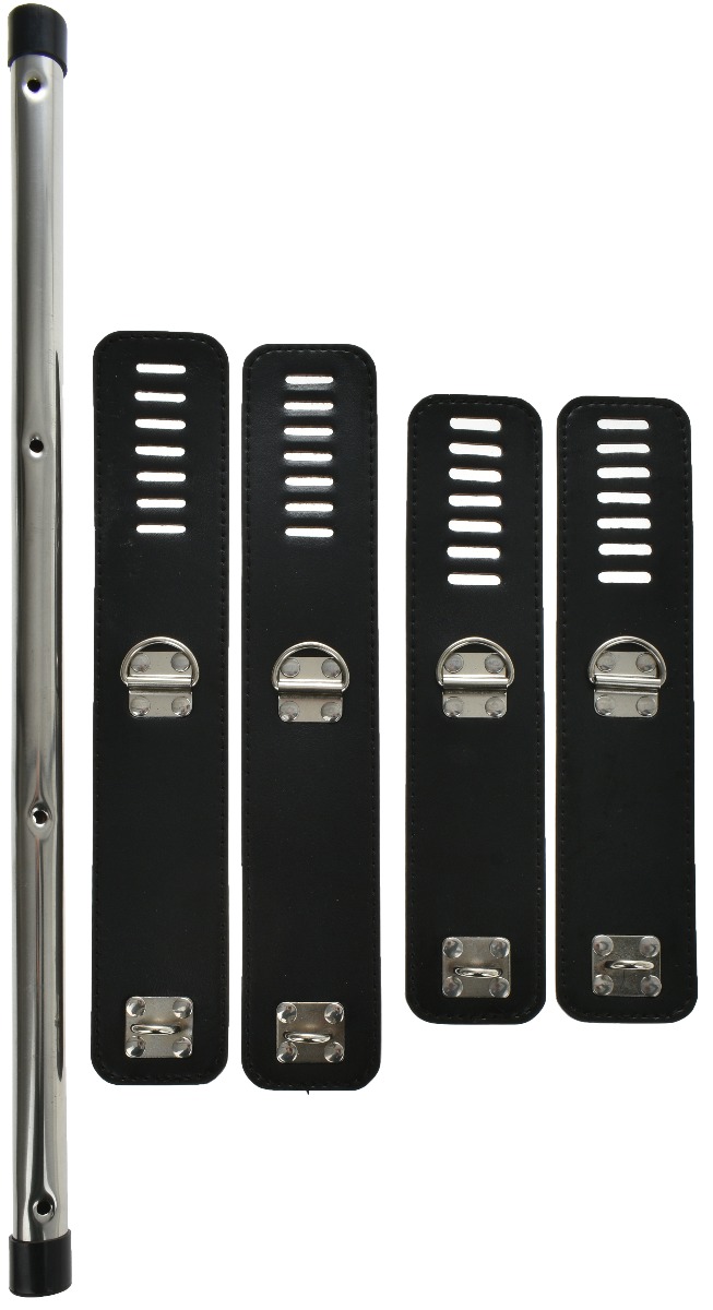 Set Bondage Maini&Picioare cu Bara Negru, #2, Erotic24.ro