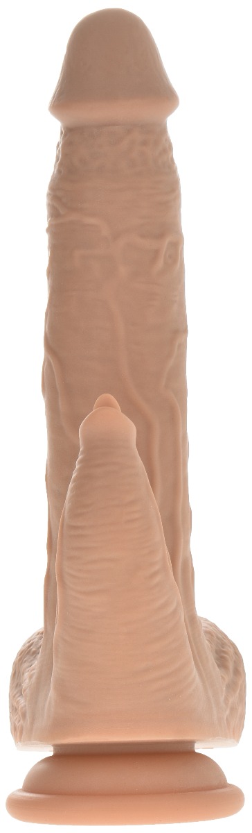 Vibrator Realist Thrusting Ultimate Pleasure Remote Control Silicon Lichid Natural 22 cm, Nr. 3, Erotic24.ro