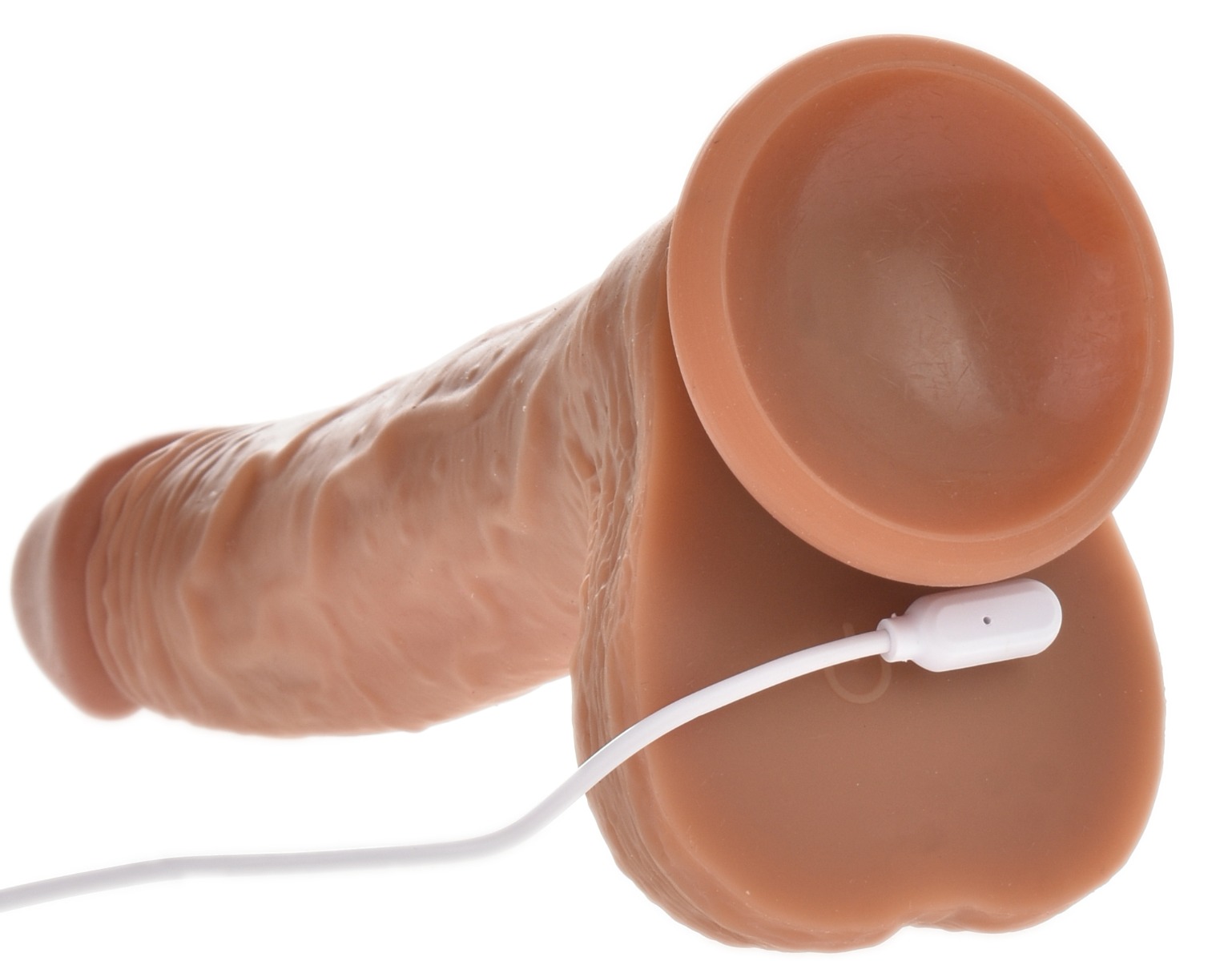 Vibrator Realist Master of Head Rotating&Vibrating&Heating Silicon Strat Dublu Remote Control USB 22 cm Mokko Toys, #7, Erotic24.ro