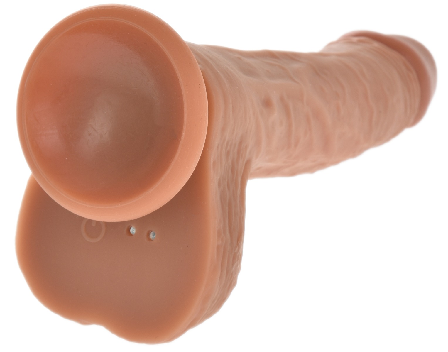 Vibrator Realist Mokko Toys Master of Thrusting&Rotating&Vibrating&Heating Silicon Strat Dublu Remote Control USB 22 cm Mokko Toys, #5, Erotic24.ro