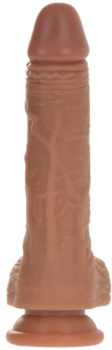 Vibrator Realist Master of Head Rotating&Vibrating&Heating Silicon Strat Dublu Remote Control USB 22 cm Mokko Toys, #4, Erotic24.ro