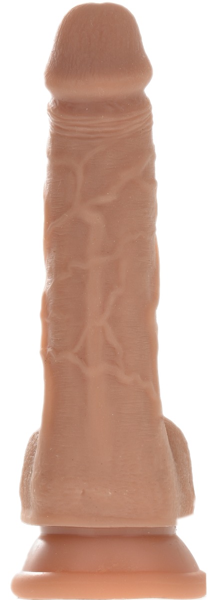 Dildo Realist Yuzer Silicon Strat Dublu 18 cm Maro Guilty toys, Nr. 6, Erotic24.ro