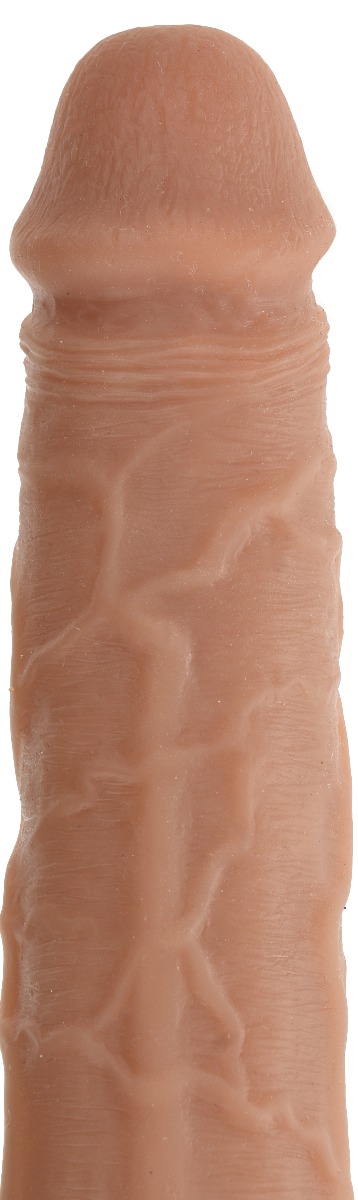 Dildo Realist Yuzer Silicon Strat Dublu 18 cm Maro Guilty toys, Nr. 4, Erotic24.ro