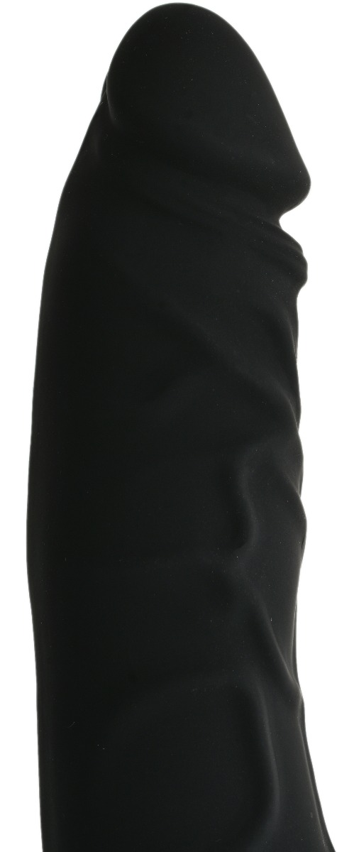 Vibrator Helen Negru din Silicon 20 cm Guilty Toys, Nr. 6, Erotic24.ro