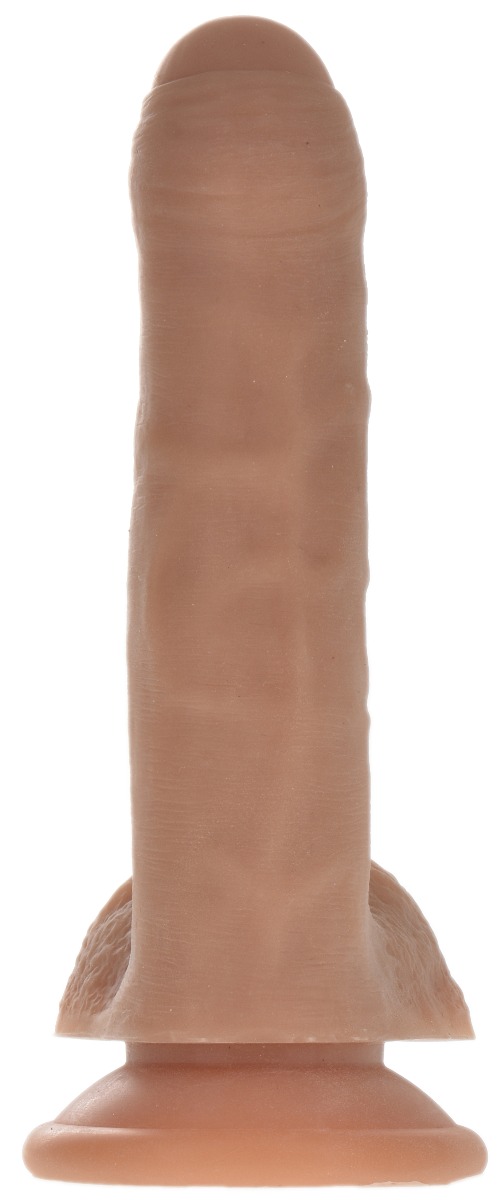 Dildo Realist Lakin Uncut Strat Dublu Silicon 17 cm Maro Guilty Toys, #2, Erotic24.ro