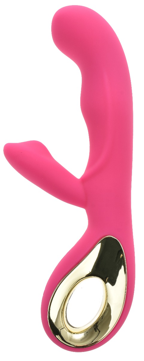 Vibrator Rabbit Gloria 10 Moduri Vibratii Roz Silicon USB Passion Labs, #2, Erotic24.ro