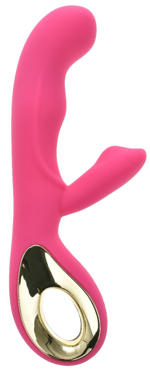 Vibrator Rabbit Gloria 10 Moduri Vibratii Roz Silicon USB Passion Labs, #1, Erotic24.ro