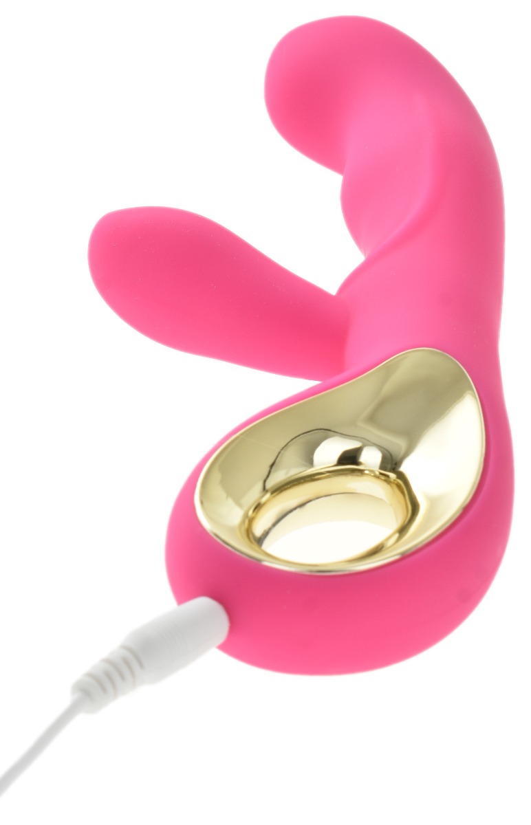 Vibrator Rabbit Gloria 10 Moduri Vibratii Roz Silicon USB Passion Labs, #6, Erotic24.ro