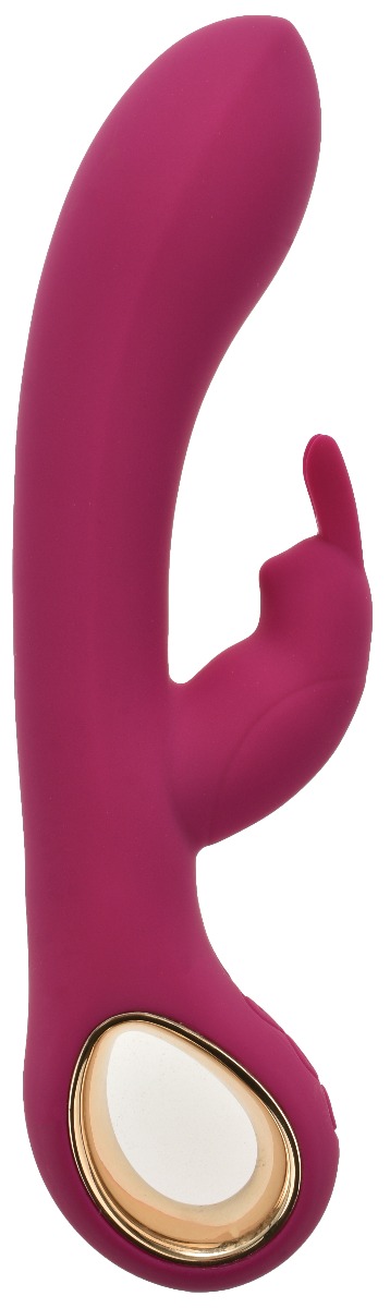 Vibrator Iepuras Linda Silicon USB Roz Inchis Guilty Toys, #2, Erotic24.ro