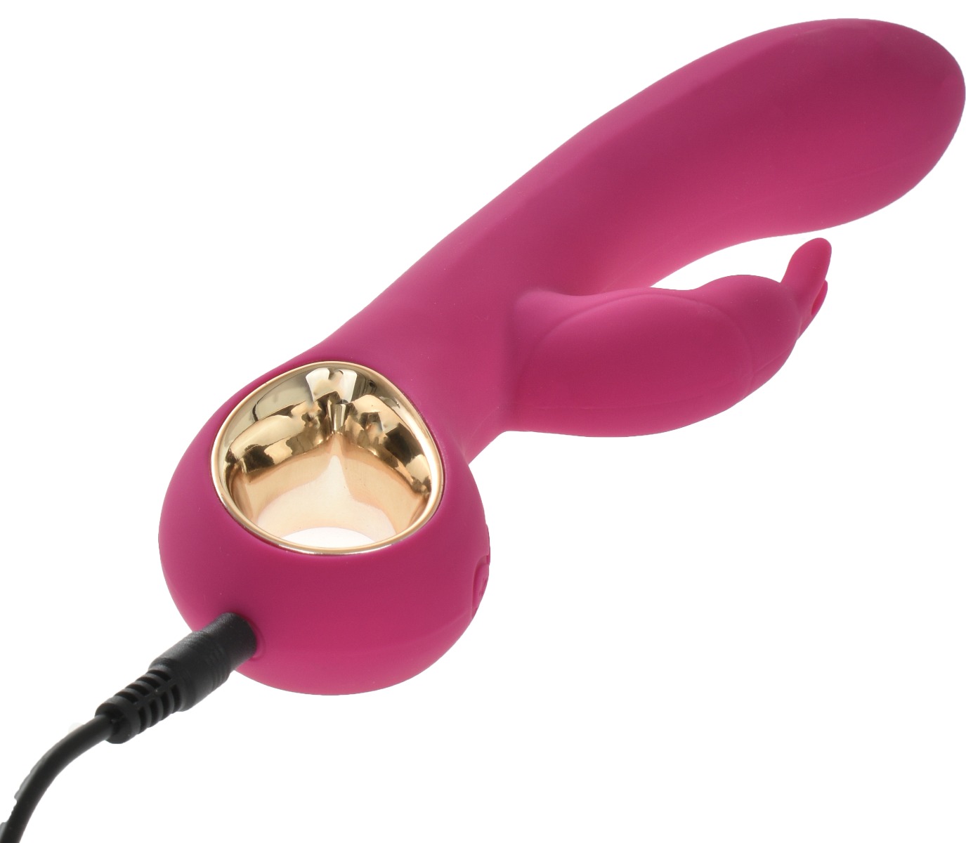 Vibrator Iepuras Linda Silicon USB Roz Inchis Guilty Toys, #7, Erotic24.ro