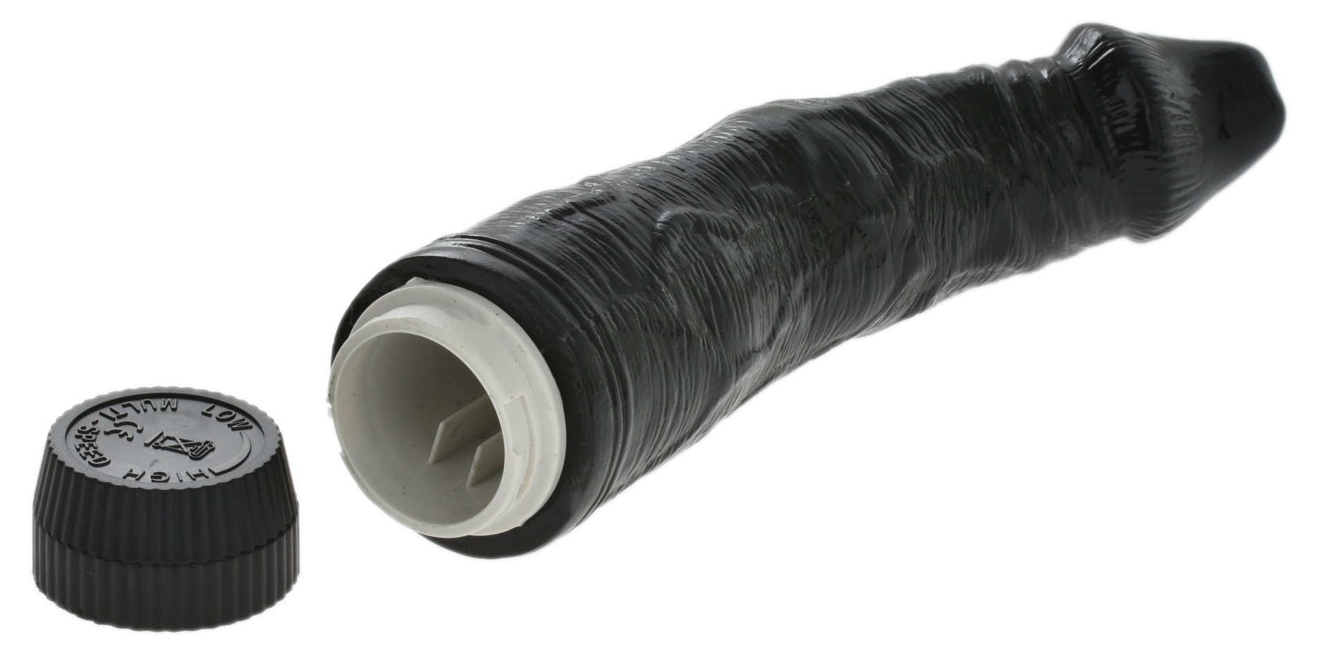 Vibrator Realist Tempty Multispeed Negru 22 cm Guilty Toys, #4, Erotic24.ro