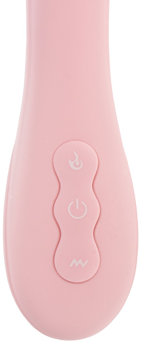 Vibrator Whaler 10 Moduri Vibratii&Incalzire Silicon Roz 21 cm Mokko Toys, #2, Erotic24.ro