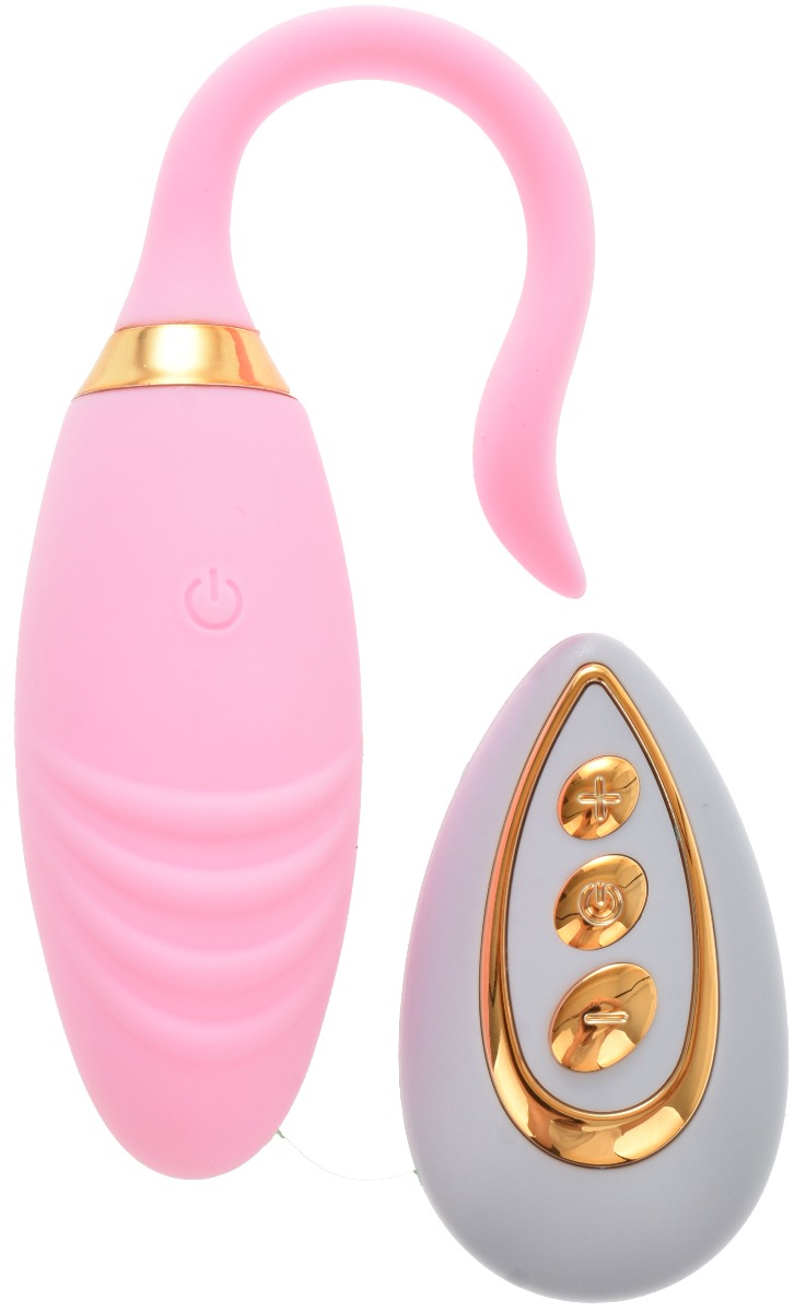 Ou Vibrator Lovelist Remote Control 10 Moduri Vibratii+6 Intensitati Viteza Silicon Roz Passion Labs, #1, Erotic24.ro
