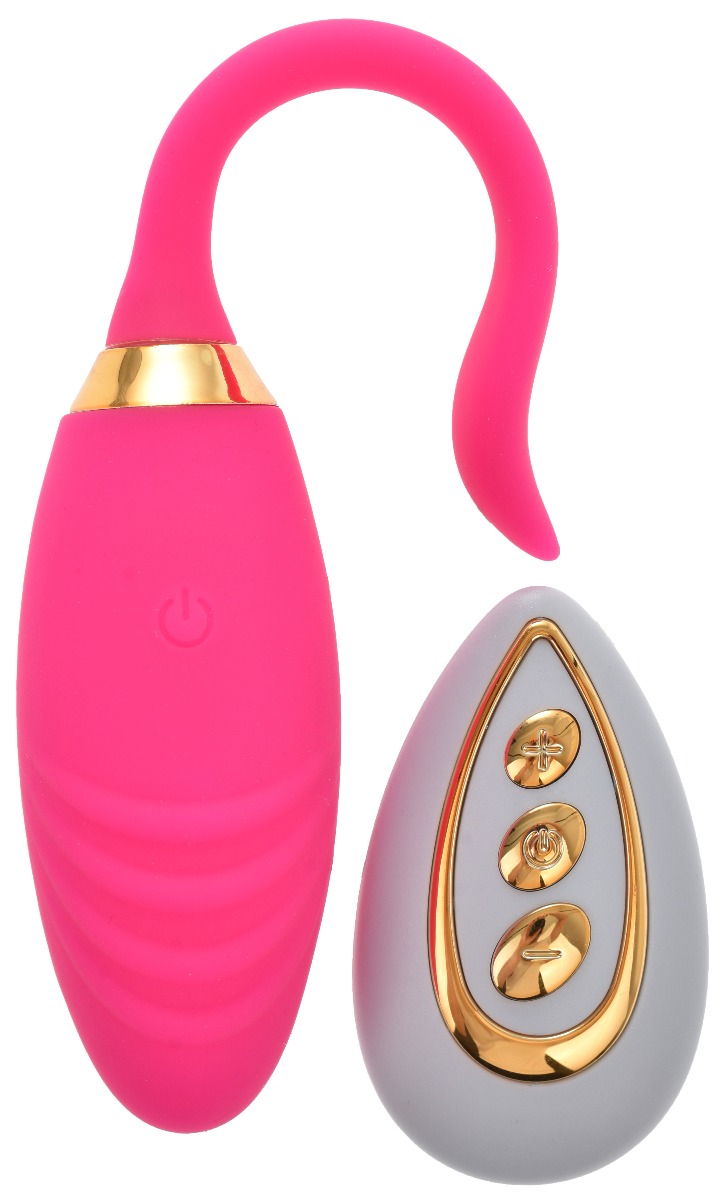 Ou Vibrator Lovelist Remote Control 10 Moduri Vibratii+6 Intensitati Viteza Silicon Fucsia Passion Labs, #1, Erotic24.ro