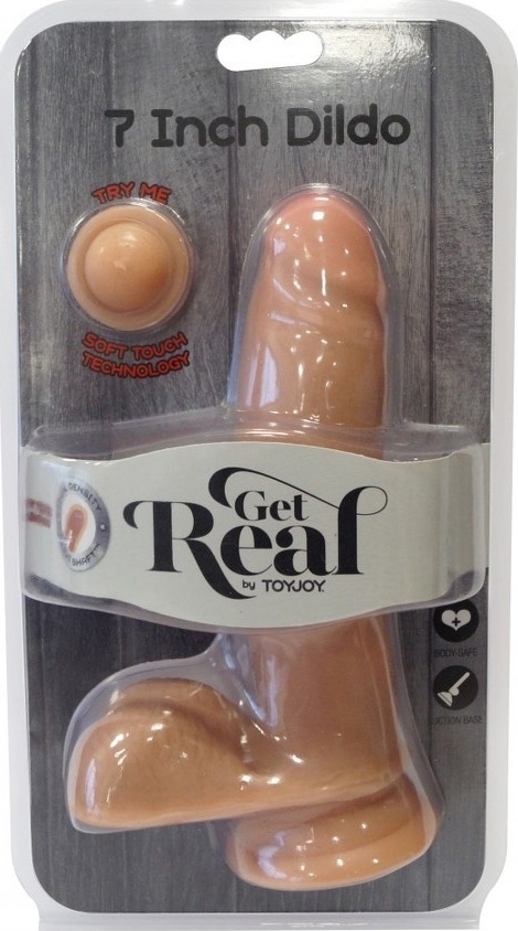 Dildo Get Real Dual Density Natural 18 cm, #3, Erotic24.ro