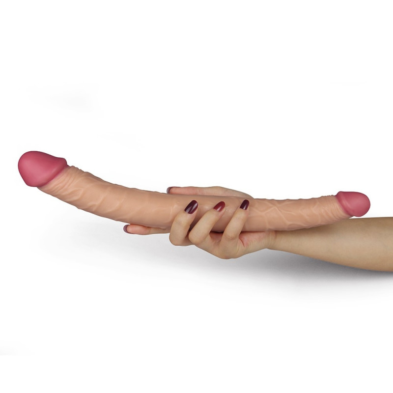 Dildo Dublu Lady-Killer Tapered Natural 36 cm, Nr. 4, Erotic24.ro
