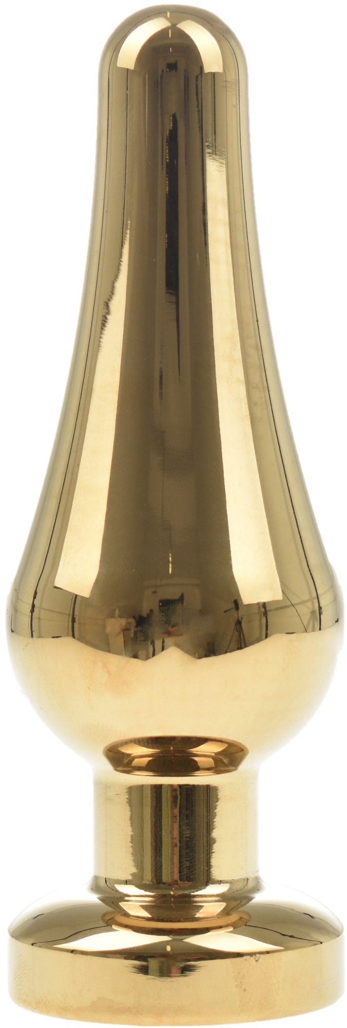 Dop Anal Emery Large Metalic Auriu Cristal Alb Passion Labs, #3, Erotic24.ro