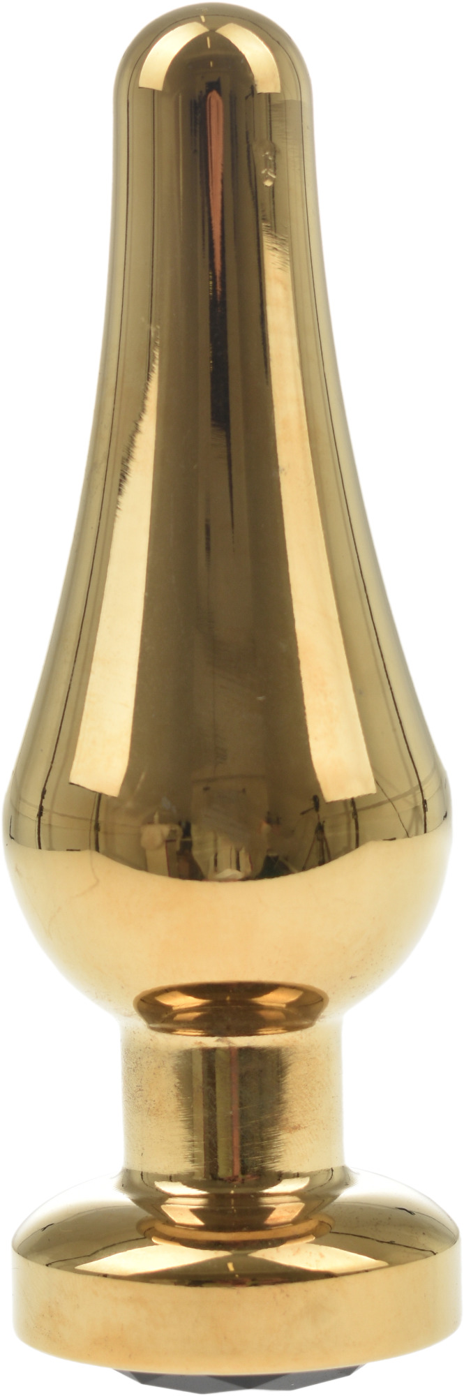 Dop Anal Emery Large Metalic Auriu Cristal Negru Passion Labs, #2, Erotic24.ro