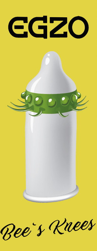 1 Prezervativ Latex Bee's Knees Soft Material, #2, Erotic24.ro