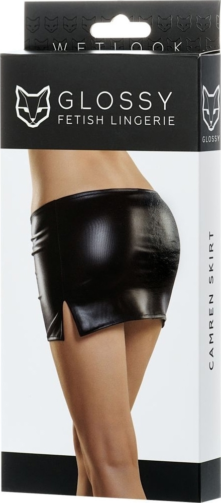 Fusta Mini Camren Wetlook M, #4, Erotic24.ro