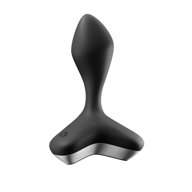 Vibrator Anal Game Changer 12 Moduri de Vibratii Super Puternice Silicon USB Negru 11.5, Nr. 3, Erotic24.ro