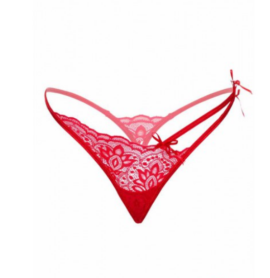 Bikini Gina V-String Rosu L/XL, #3, Erotic24.ro