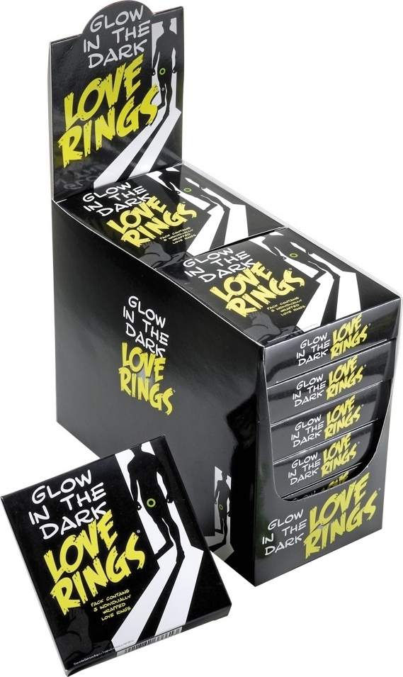 Glow in the Dark Love Rings, Nr. 3, Erotic24.ro