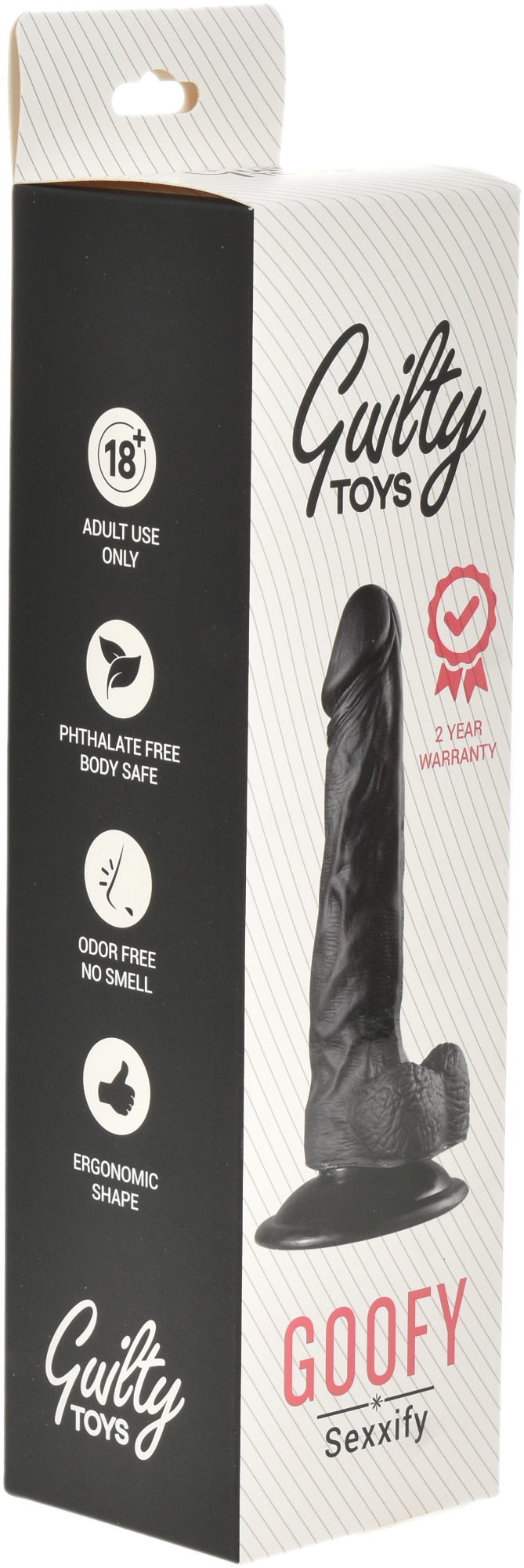 Dildo Realist Goofy Natural 19 cm Guilty Toys, #3, Erotic24.ro