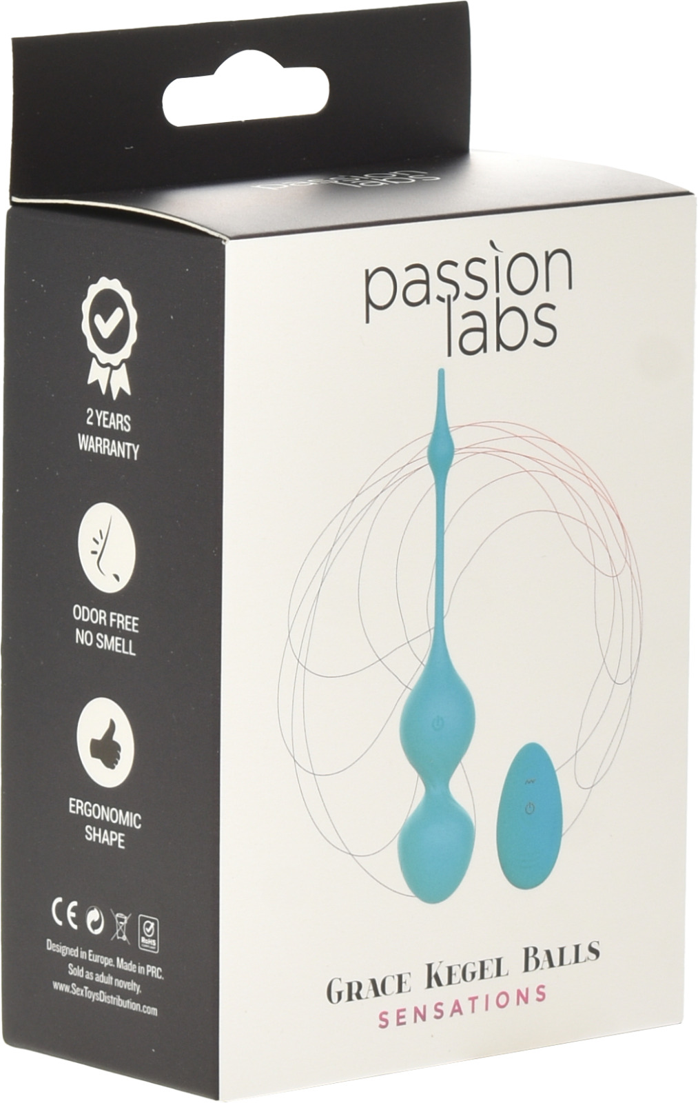 Bile Vaginale Grace Remote Control 10 Moduri Vibratii +3 Viteze Silicon Lichid Verde USB Passion Labs, #6, Erotic24.ro