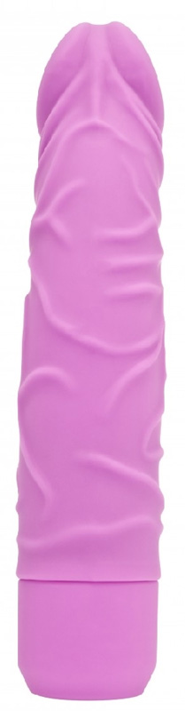 Vibrator Classic Get Real, Multispeed, Silicon,  Roz, 19cm, #2, Erotic24.ro